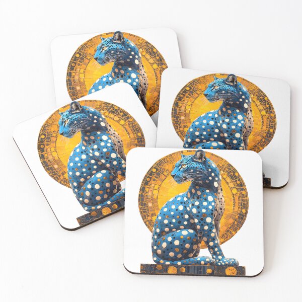 Item preview, A blue leopard with white spots on its body, Big Avatar designed and sold by wonderisland.