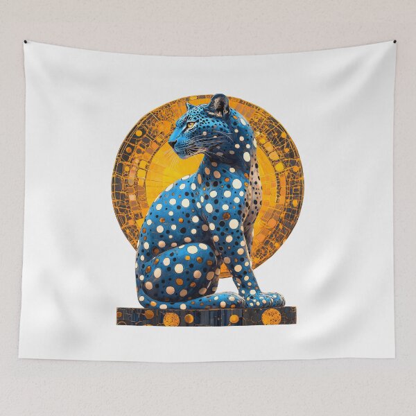 Item preview, A blue leopard with white spots on its body, Big Avatar designed and sold by wonderisland.