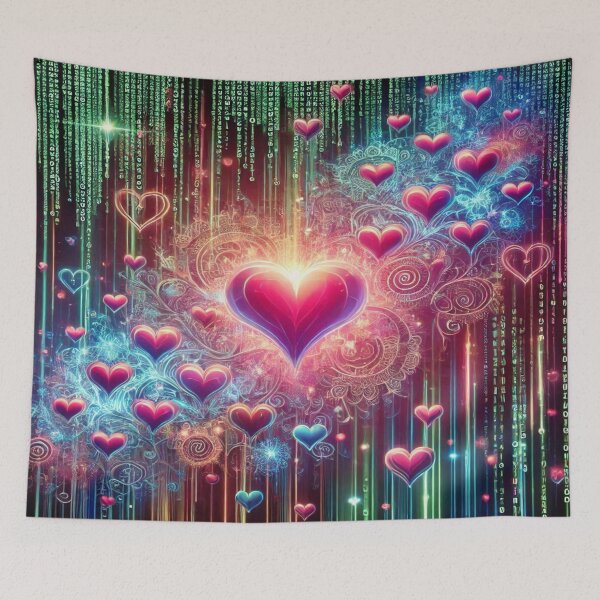 Item preview, 3D Matrix Valentine’s Mashup designed and sold by Imaginarium of Chaos falcon88 .