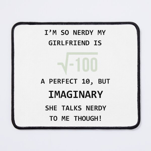 Item preview, Imaginary Girlfriend Nerd designed and sold by hackerfubrands.