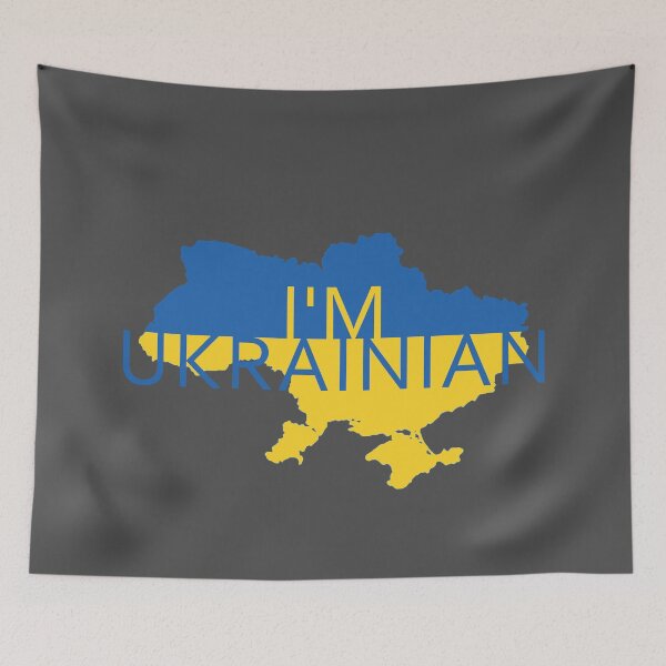 Item preview, I am Ukrainian: map ▩ designed and sold by cabana.space.