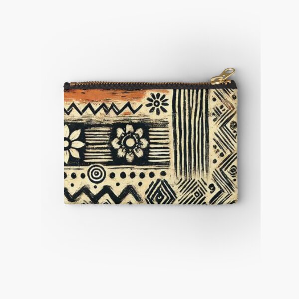 Item preview, Afro Bohemian Mud Cloth Floral Print  designed and sold by Shs-Kenya.