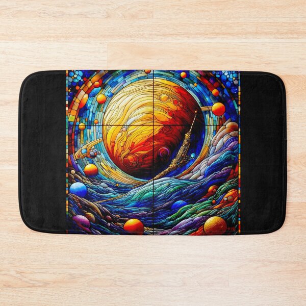 Item preview, Stained glass window for the world Fauvist designed and sold by Helios Be. Lavsh.