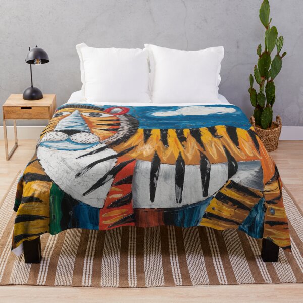 Item preview, Tiger captivating abstract art designed and sold by shokA Design.