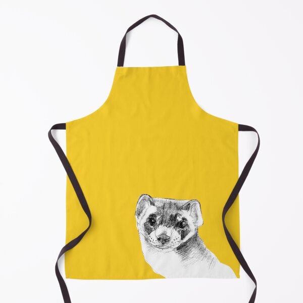 Item preview, Black footed ferret pencil sketch designed and sold by belettelepink.