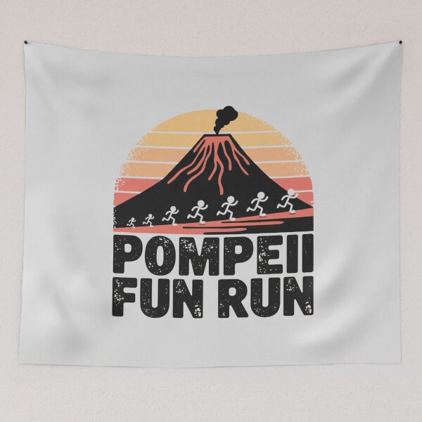 Item preview, Pompeii Fun Run Retro Style designed and sold by ketkacreations.