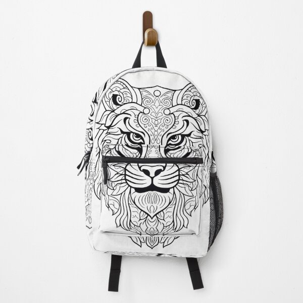 Item preview, Tiger #3 Coloring Page Pattern designed and sold by DavidColoring.