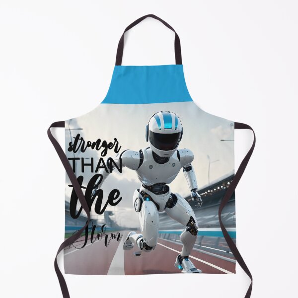 Item preview, Stronger Than the Storm: Futuristic Robot in Action designed and sold by QPTheeArtist.