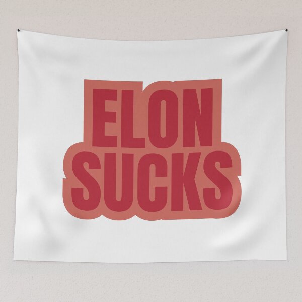 Item preview, Elon sucks tesla designed and sold by redbublemahmoud.