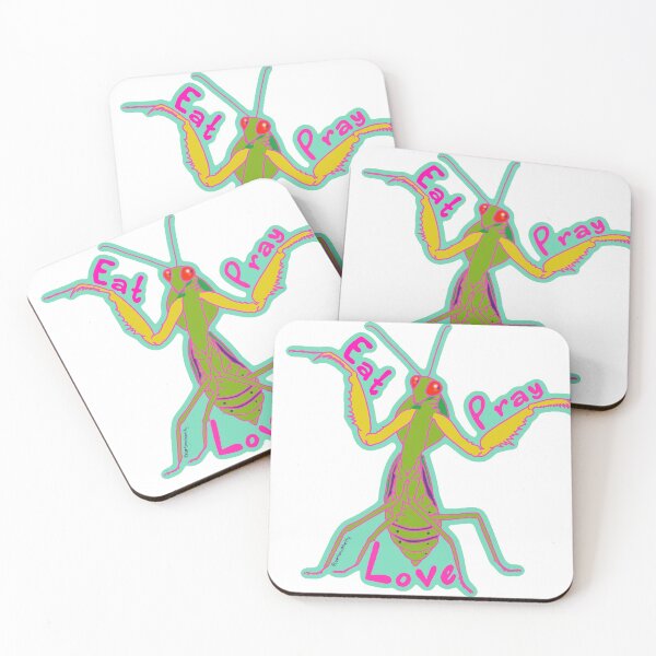Item preview, Eat Pray Love Praying Mantis designed and sold by Paintbrushbetty.
