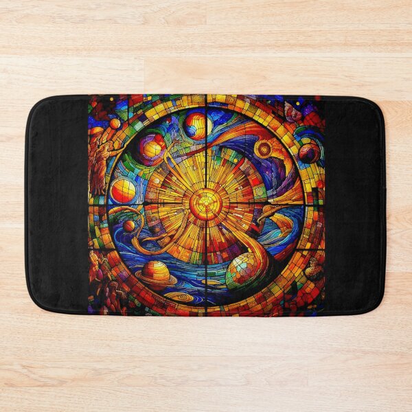 Item preview, Stained glass window for the world Fauvist#4 designed and sold by Helios Be. Lavsh.