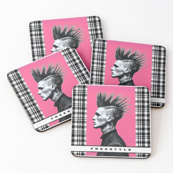 Item preview, Freestyle, punk soul, black and white, pink punk artwork designed and sold by silent-violin.