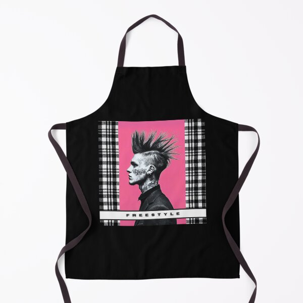 Item preview, Freestyle, punk soul, black and white, pink punk artwork designed and sold by silent-violin.