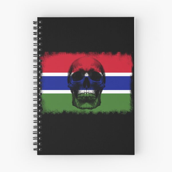 Item preview,  GAMBIA SKULL FLAG NATION RAREART COUNTRY HALLOWEEN #ogirdor designed and sold by ogirdorgraphics.