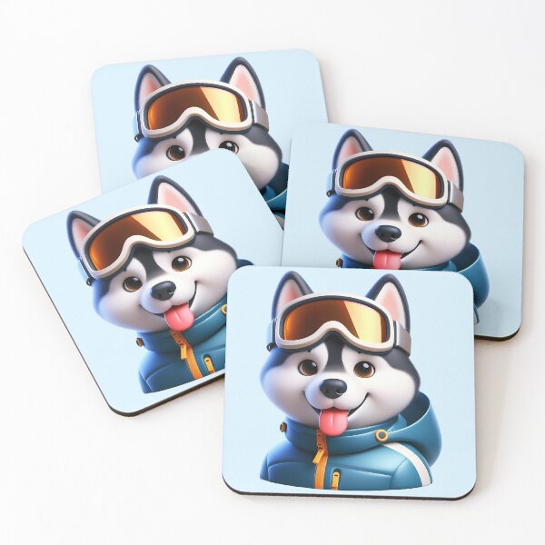 Item preview, Husky Dog in Ski Outfit designed and sold by LV-creator.