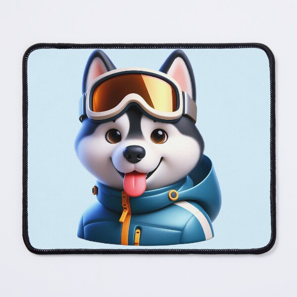 Item preview, Husky Dog in Ski Outfit designed and sold by LV-creator.
