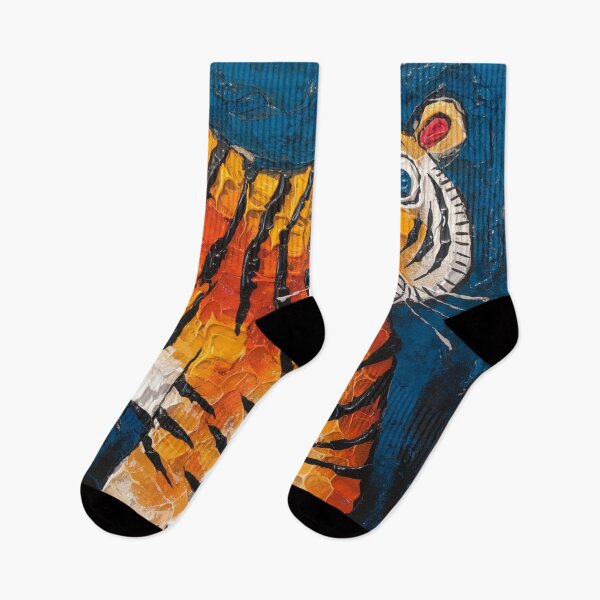 Item preview, Tiger captivating abstract art designed and sold by shokA Design.
