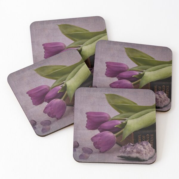 Item preview, Tulips and Amethyst designed and sold by maureen bracewell.