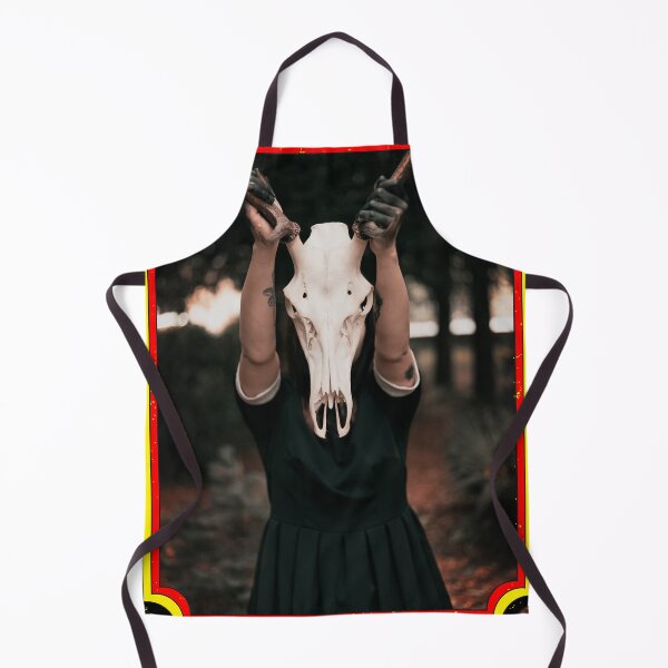 Item preview, Woman holding an animal skull designed and sold by Clothes and Stickers .