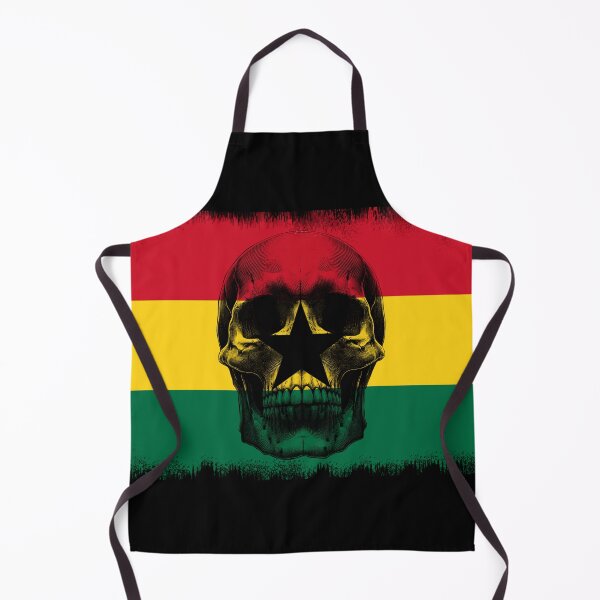 Item preview, GHANA SKULL FLAG NATION RAREART COUNTRY HALLOWEEN #ogirdor designed and sold by ogirdorgraphics.