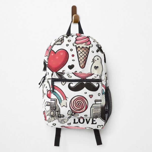 Item preview, cute love valentines day pattern design designed and sold by MT-Hub | Art for Every Soul.