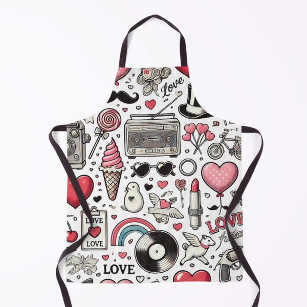 Item preview, cute love valentines day pattern design designed and sold by MT-Hub | Art for Every Soul.