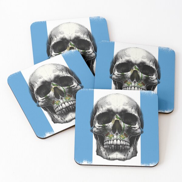 Item preview, GUATEMALA SKULL FLAG NATION RAREART COUNTRY HALLOWEEN #ogirdor designed and sold by ogirdorgraphics.