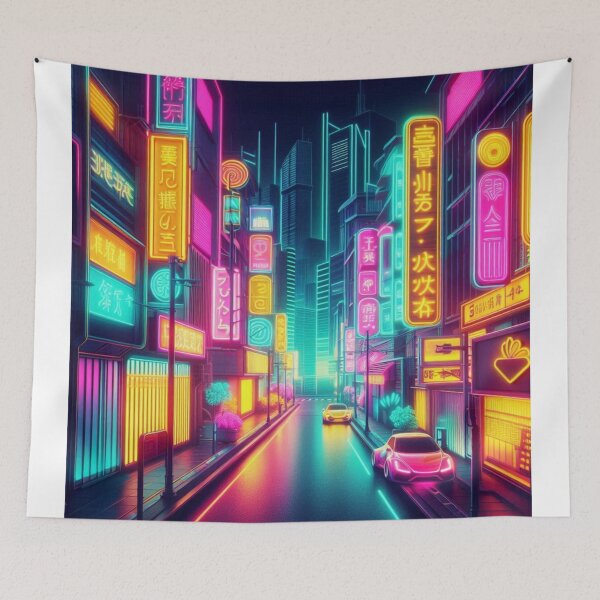 Item preview, Tokyo at night designed and sold by MindsAtelier.
