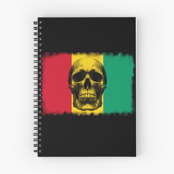 Item preview, GUINEA SKULL FLAG NATION RAREART COUNTRY HALLOWEEN #ogirdor designed and sold by ogirdorgraphics.