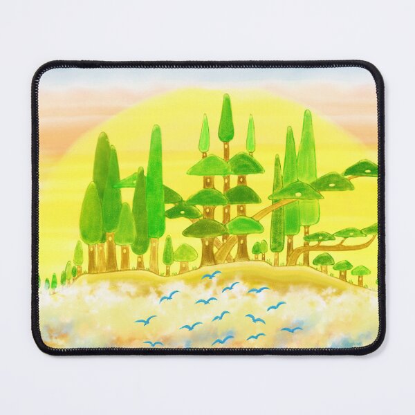 Item preview, Tree castle village and the sea of clouds designed and sold by greenPQBstudio.
