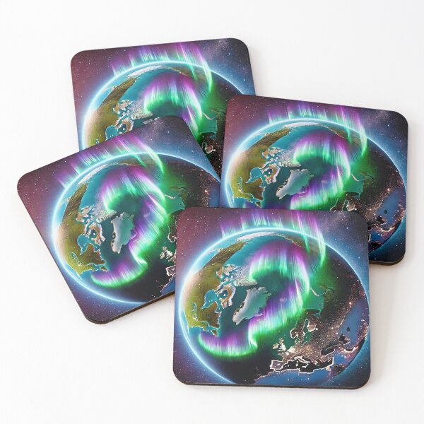 Item preview, Auroras Seen from Space designed and sold by GlassPenny.