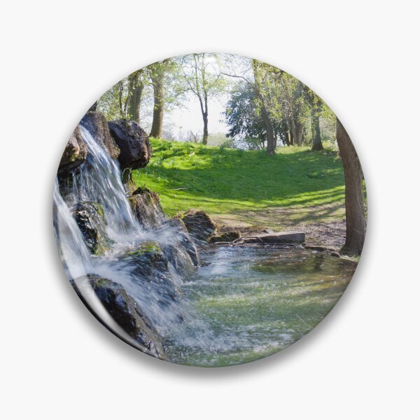 Item preview, Serene Waterfall in a Sunlit Hanley Park designed and sold by David Patterson.