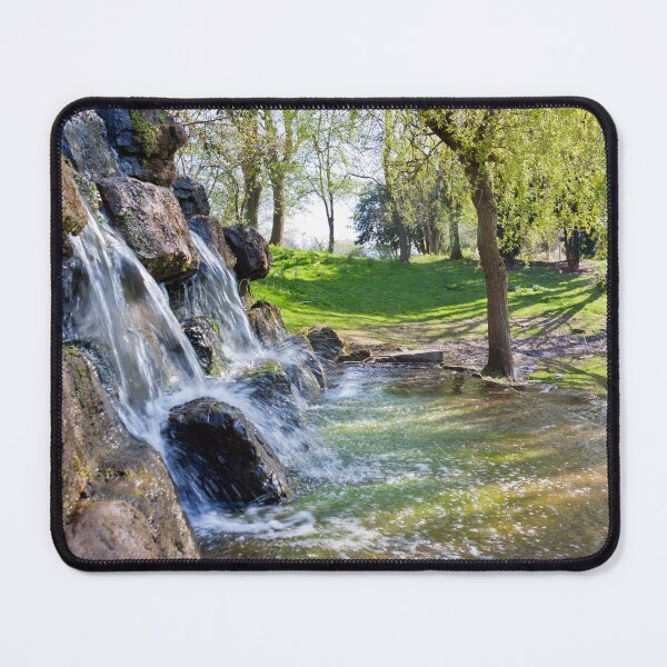 Item preview, Serene Waterfall in a Sunlit Hanley Park designed and sold by David Patterson.