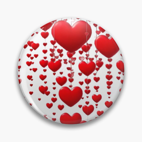 Item preview, Falling Hearts: Romantic Cinematic Design | Timeless Romance: Falling Red Hearts Art designed and sold by JOY STORE 45.