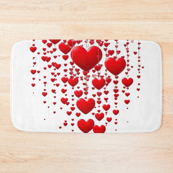 Item preview, Falling Hearts: Romantic Cinematic Design | Timeless Romance: Falling Red Hearts Art designed and sold by JOY STORE 45.
