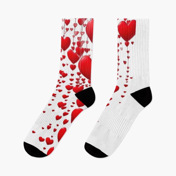 Item preview, Falling Hearts: Romantic Cinematic Design | Timeless Romance: Falling Red Hearts Art designed and sold by JOY STORE 45.