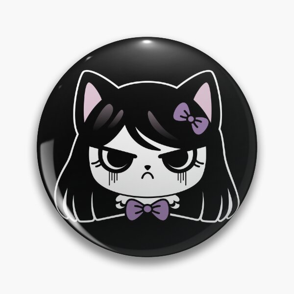 Item preview, Kawaii Gothic Cartoon Kitty designed and sold by MojaDoodles.