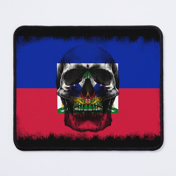 Item preview, HAITI SKULL FLAG NATION RAREART COUNTRY HALLOWEEN #ogirdor designed and sold by ogirdorgraphics.