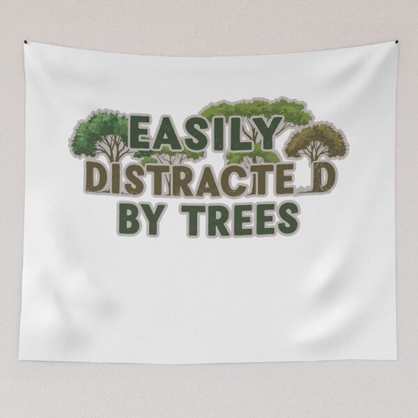 Item preview, EASILY DISTRACTED BY TRESS designed and sold by FitEnvy.