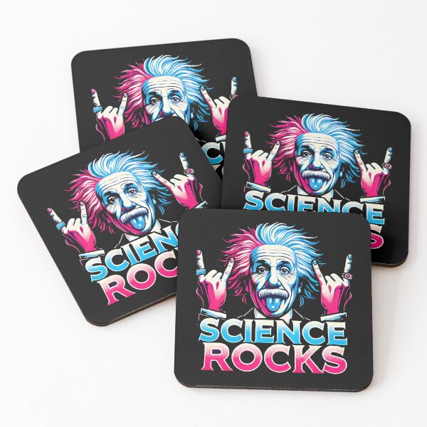 Item preview, Science Rocks - Einstein Rocking Design designed and sold by DrawHandArt.