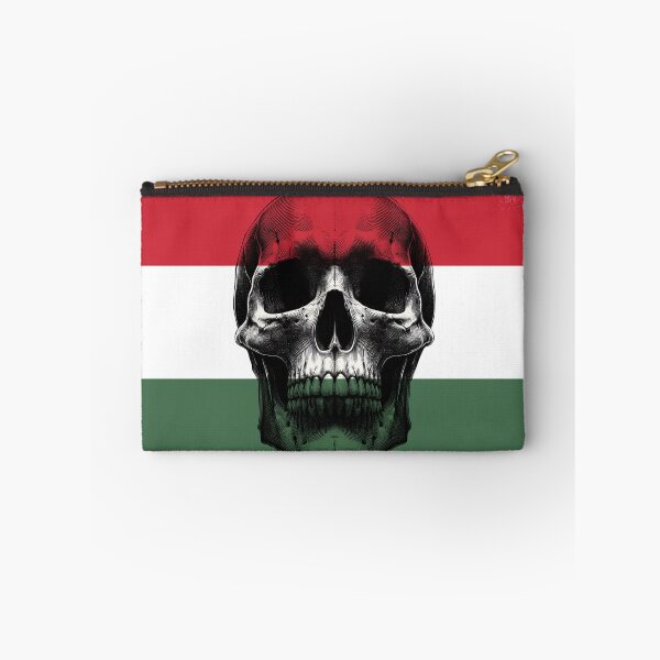 Item preview, HUNGARY SKULL FLAG NATION RAREART COUNTRY HALLOWEEN #ogirdor designed and sold by ogirdorgraphics.