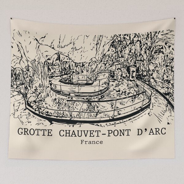 Item preview, Grotte Chauvet-Pont d’Arc - France designed and sold by Lakeric Cityscapes.