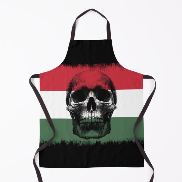 Item preview, HUNGARY SKULL FLAG NATION RAREART COUNTRY HALLOWEEN #ogirdor designed and sold by ogirdorgraphics.