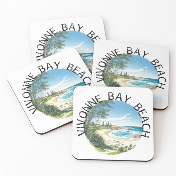 Item preview, Vivonne Bay Beach (with Black Lettering) designed and sold by VelvetRoom.