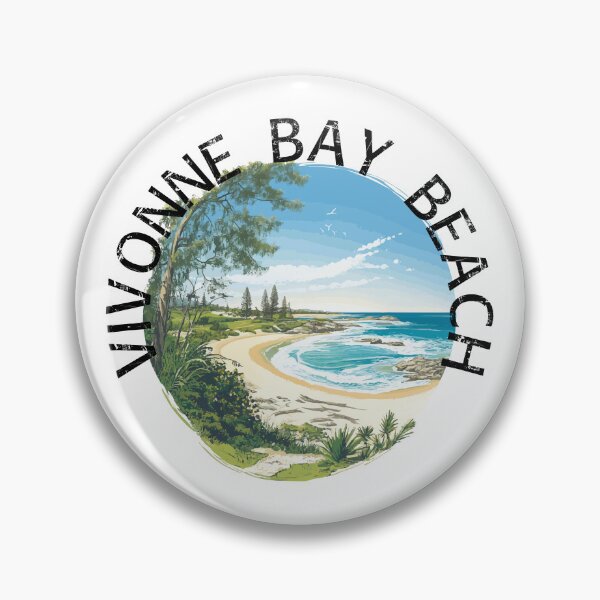 Item preview, Vivonne Bay Beach (with Black Lettering) designed and sold by VelvetRoom.