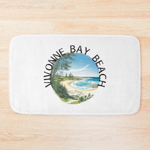 Item preview, Vivonne Bay Beach (with Black Lettering) designed and sold by VelvetRoom.