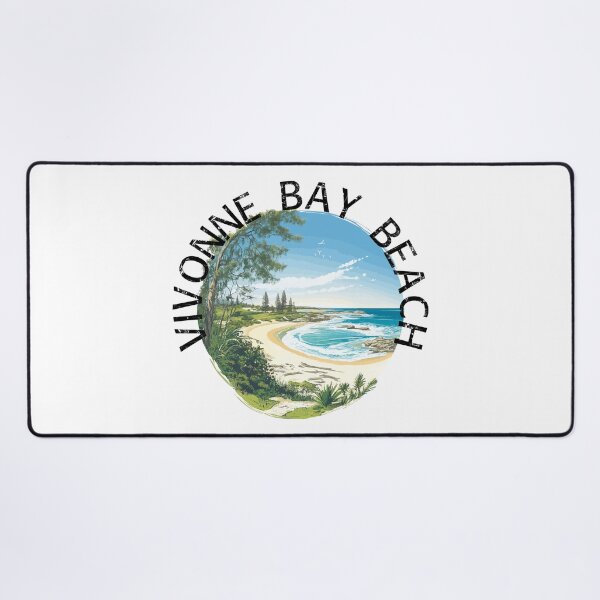 Item preview, Vivonne Bay Beach (with Black Lettering) designed and sold by VelvetRoom.