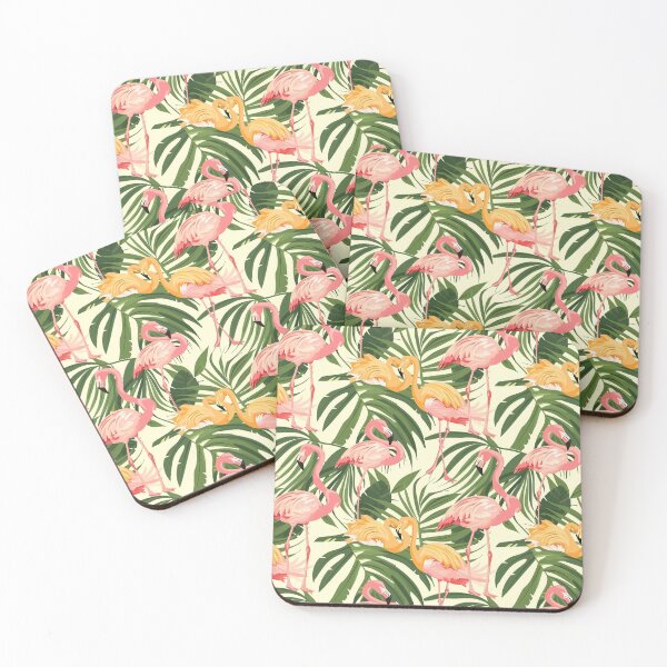 Item preview, Graceful Parade of Flamingos designed and sold by MidArtForge.