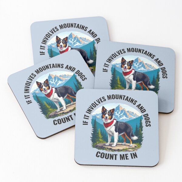 Item preview, Mountains and Dogs Adventure Design designed and sold by Fikuall.