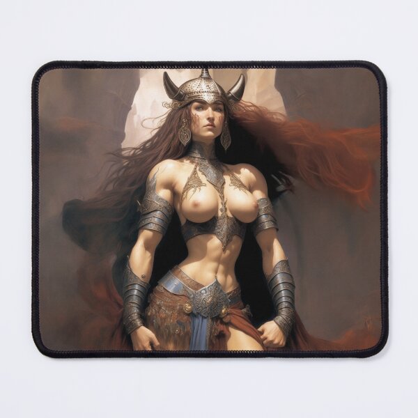 Item preview, Barbarian Princess illustration designed and sold by Vintage Designs +.